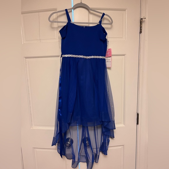Rare Editions Royal Blue Formal Kids Dress size14 - Picture 2 of 7